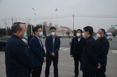 市、區(qū)領(lǐng)導來公司調(diào)研指導疫情防控等工作
